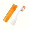 2pcs -Portable mini toothbrush, manual toothbrush for travel and oral care, bathroom essential for camping and hiking trips