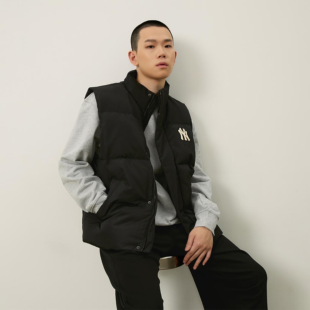 New MLB MLB Preppy Style Collection New York Yankees FW24 Vest Unisex Black 3ADVV1046-50BKS