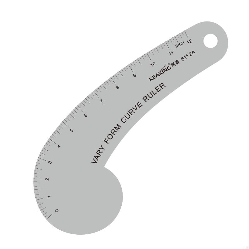 Professional Aluminum Alloy Garment Pattern Ruler For Clothing Designs And Tailoring B03E