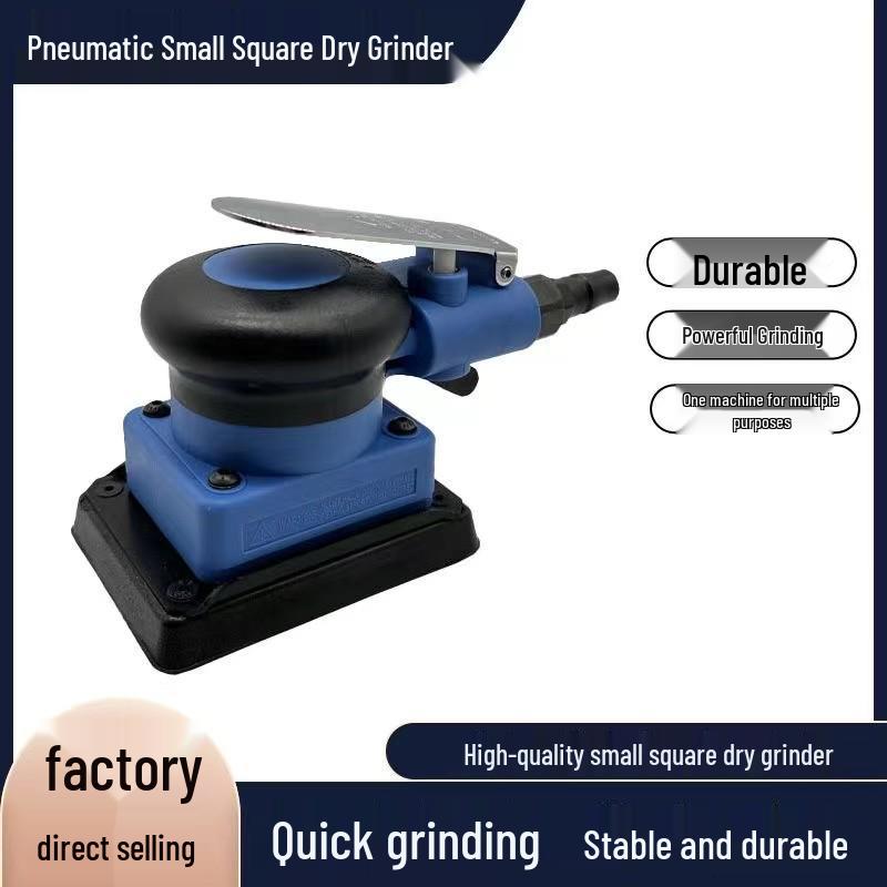 75x100 Square Pneumatic Sander - Car Paint Polishing & Dry Grinding Machine