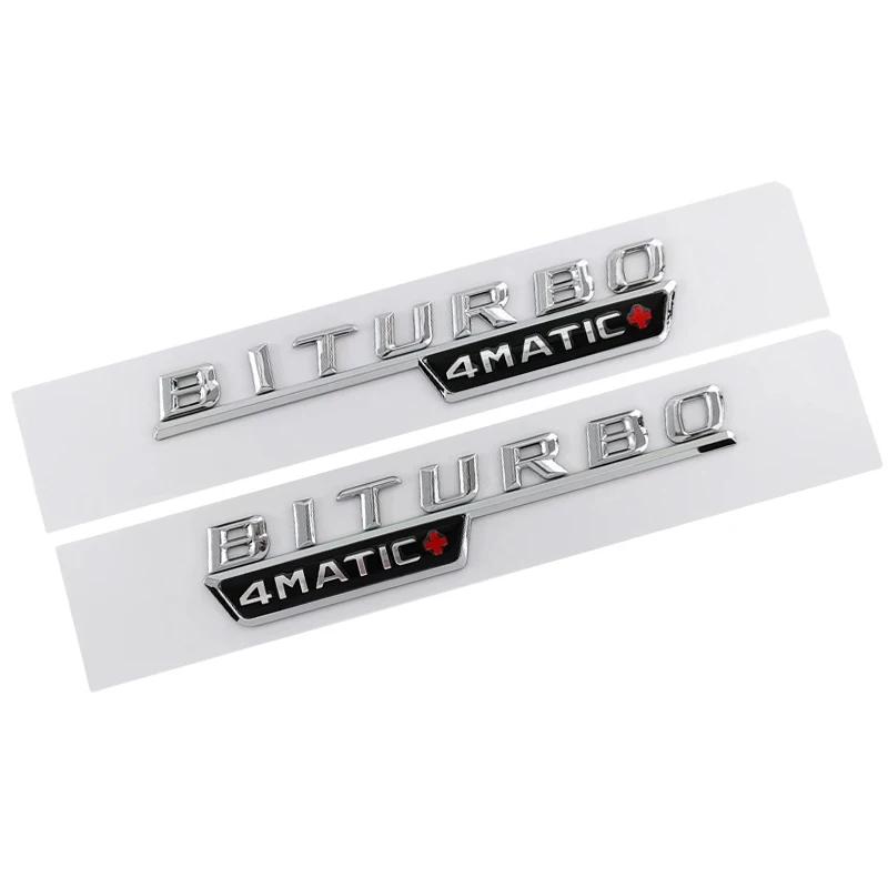 Embellishing badge of mudguard with letters of  logo for car stickers with emblem  + Plus for Mercedes Benz