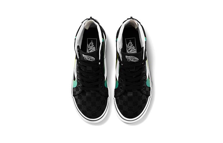 Vans SK8 Zip High top Kids' Skateboarding Shoes Flame Black Children Aged 3 7 Years Old VN0A4BUXESY