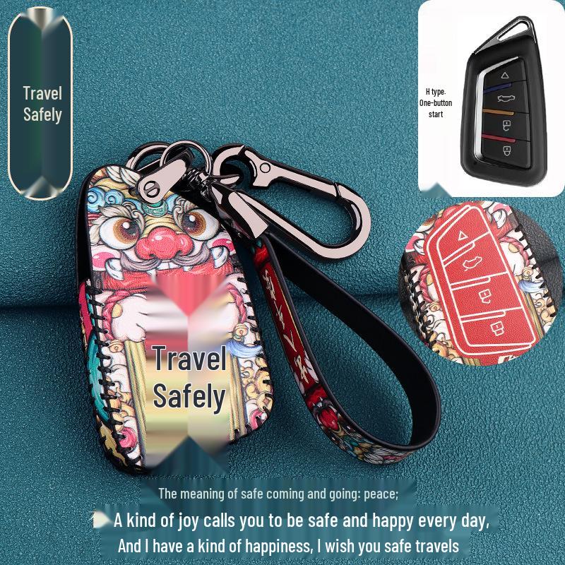 

Third-Gen Blade VVDI Smart 4-Button Key Fob Folding Remote Cover with National Tide Design Standard