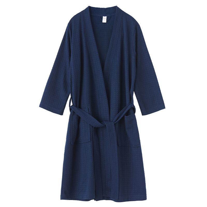 GMXIA Summer Thin Breathable Bathrobes for Women, Pajamas for Women, Hot Spring and Sauna Bathrobes, Absorbent