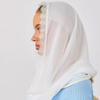 Chiffon Lace Mantilla Veil Breathable Scarf Shawl Lightweight Head Covering for Women Church Prayer Mass and Daily Use