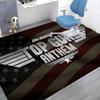 T-Top Gun Floor Mat Retro Multiple Choice Living Room Kitchen Rug Non-Slip Modern Home Decor