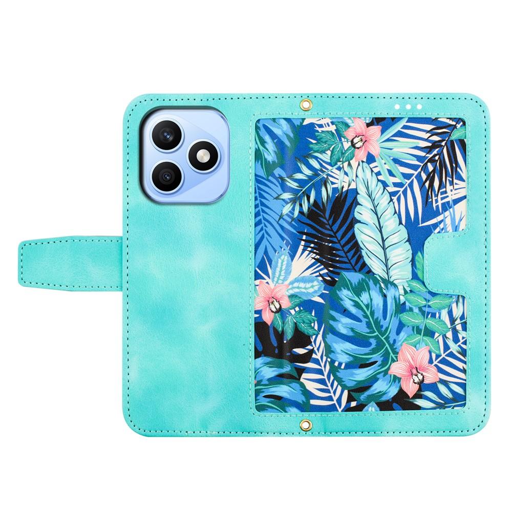 Case for X8d - Leather/PU, Green, With Card Holder