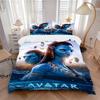 Avatar Water Journey Tisk 3dílná Sada povlečení povlak na přikrývku se 2 povlaky na polštář Domácí dárek k narozeninám