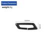 For Chevrolet Camaro 2016-UP Center Console Gear Carbon Fiber Cover Car Accessories Interior Stickers