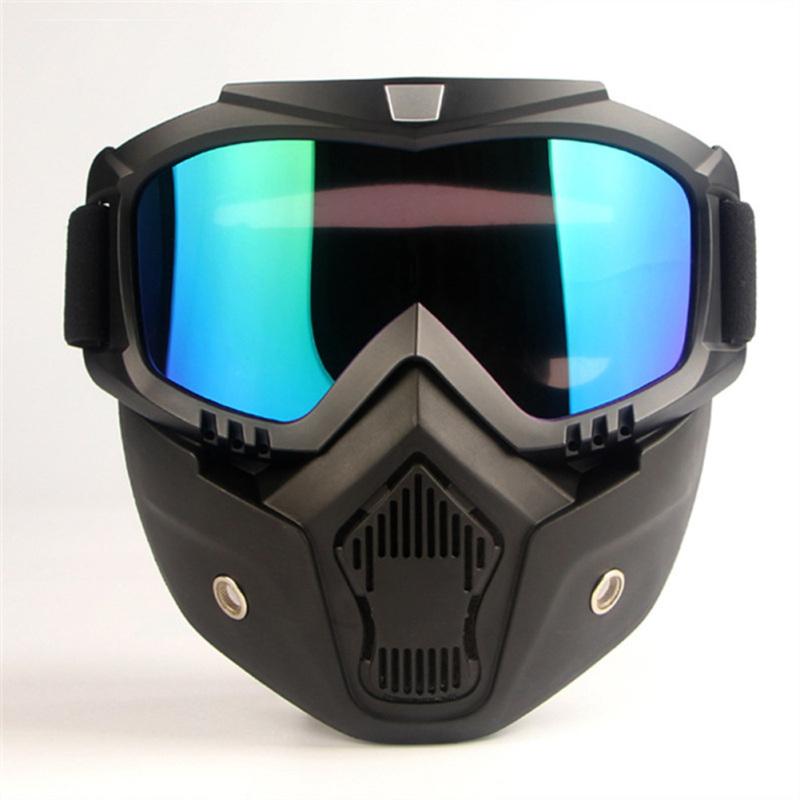 Motorcycle Helmet Mask Riding Off-road Equipment Outdoor Military Enthusiasts CS Goggles Mask