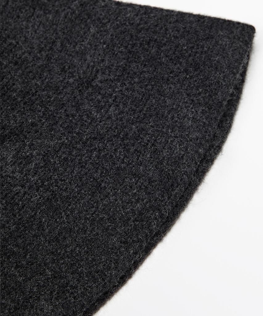 Masimodutti Wool Blend Knit Bucket Hat
