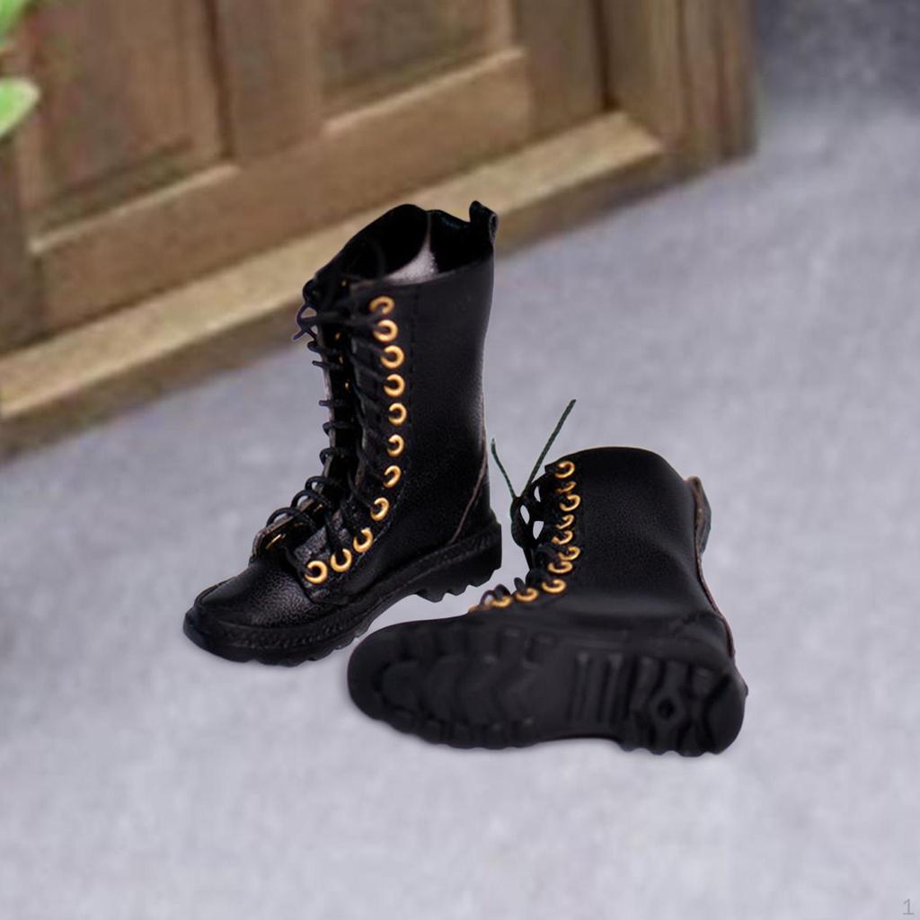 1/6 Woman's Fashion Boot Female Doll Cowgirl Round Toe Dress up Toy Casual Shoes for 12'' inch