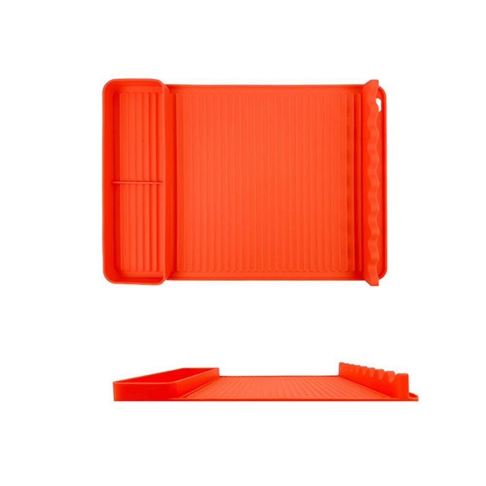 Non-Stick Silicone BBQ Mat Multi-functional BBQ Grill Mats Versatile Grill Pad Baking оранжевый