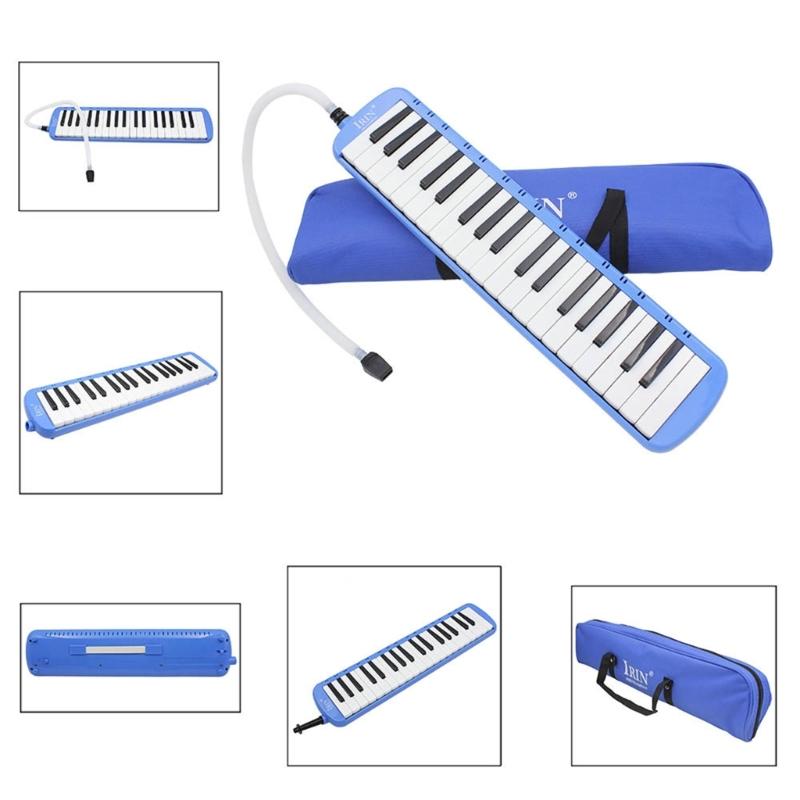 37 Key Harmonica Melodica Wind Musical Instrument Air Piano Keyboard with Portable Carrying Bag for Adults Students