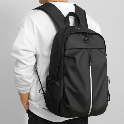 Herren Reise Rucksack USB-Ladeanschluss Wasserdichter Nylon Rucksack Geeignet für 15,6-Zoll Laptop Herren Tasche