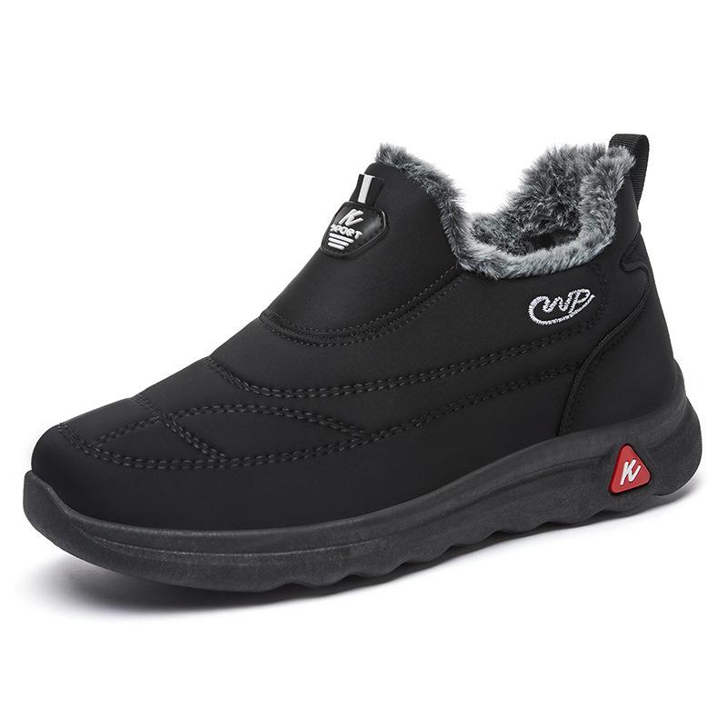 Autumn and Winter Cotton Shoes Mother Shoes Unisex Cotton Boots Wholesale Plus Velvet Thick High Top Warm