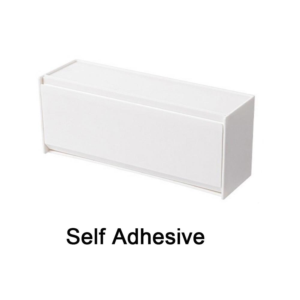 Plastic Magnetic Refrigerator Storage Box Wall Mounted Side Hanging Storage Rack Bathroom