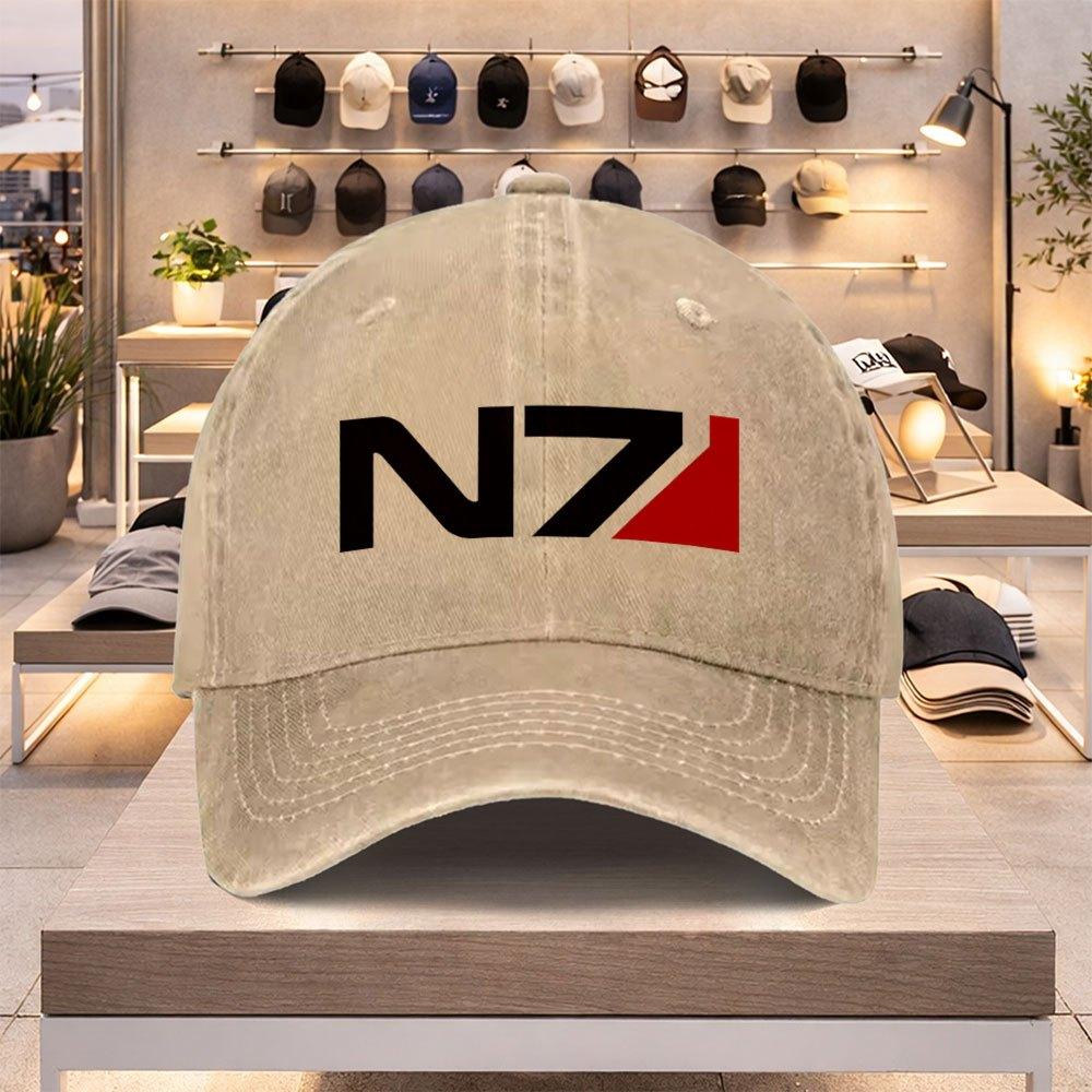 N Logo Baseball Cap for Unisex and Women Lightweight Adjustable Spring Summer Hat