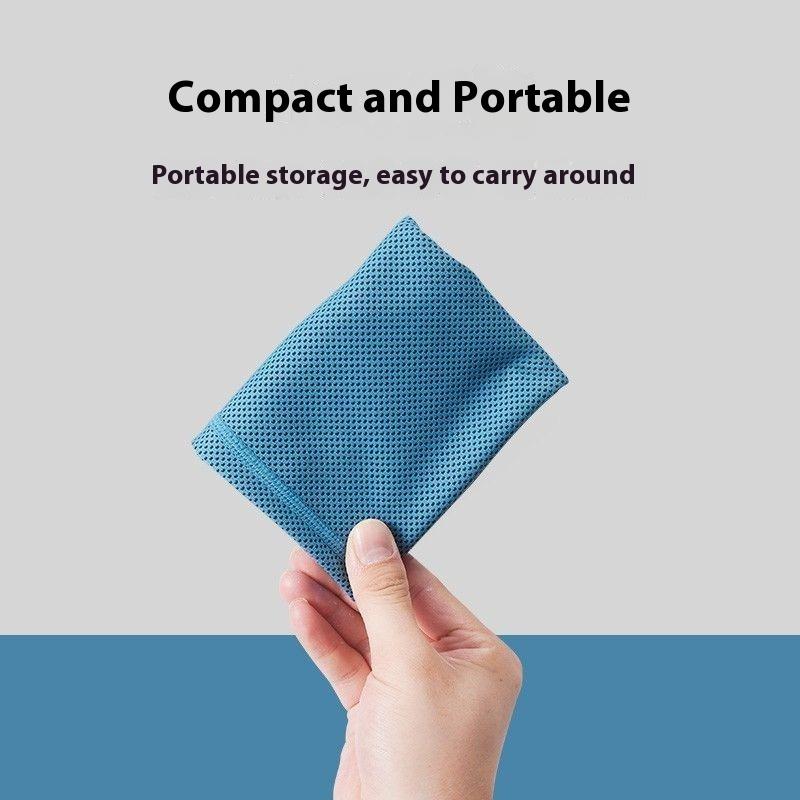 Portable Outdoor Sport Ice Towel Sweat Absorption Wrist Protector Quick-Drying Cooling Wristband For Fitness Camping Running