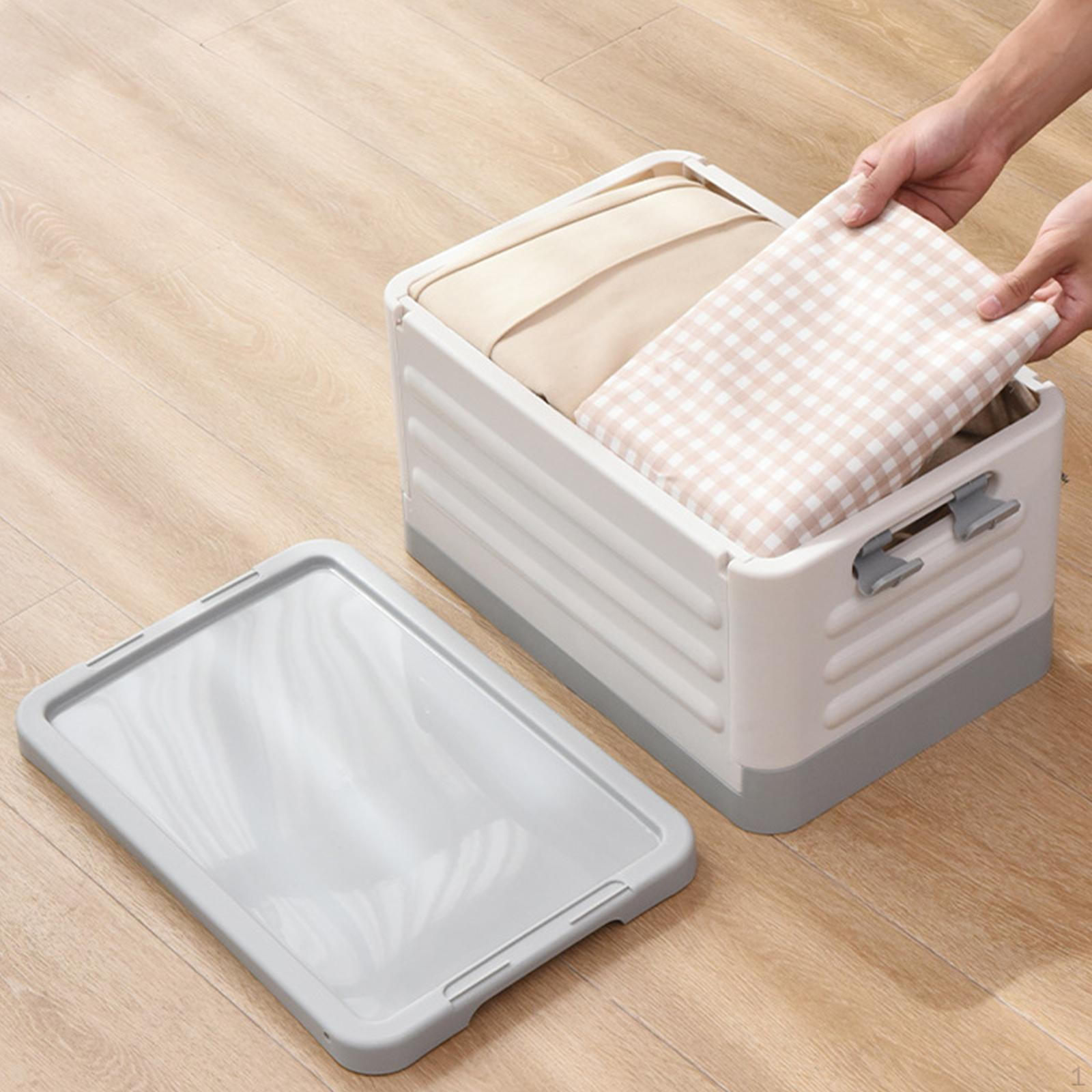 

Контейнер для хранения с колесами и ручкой, ящик на колесиках, складная крышка, хозяйственная тележка, ящик для Gray White