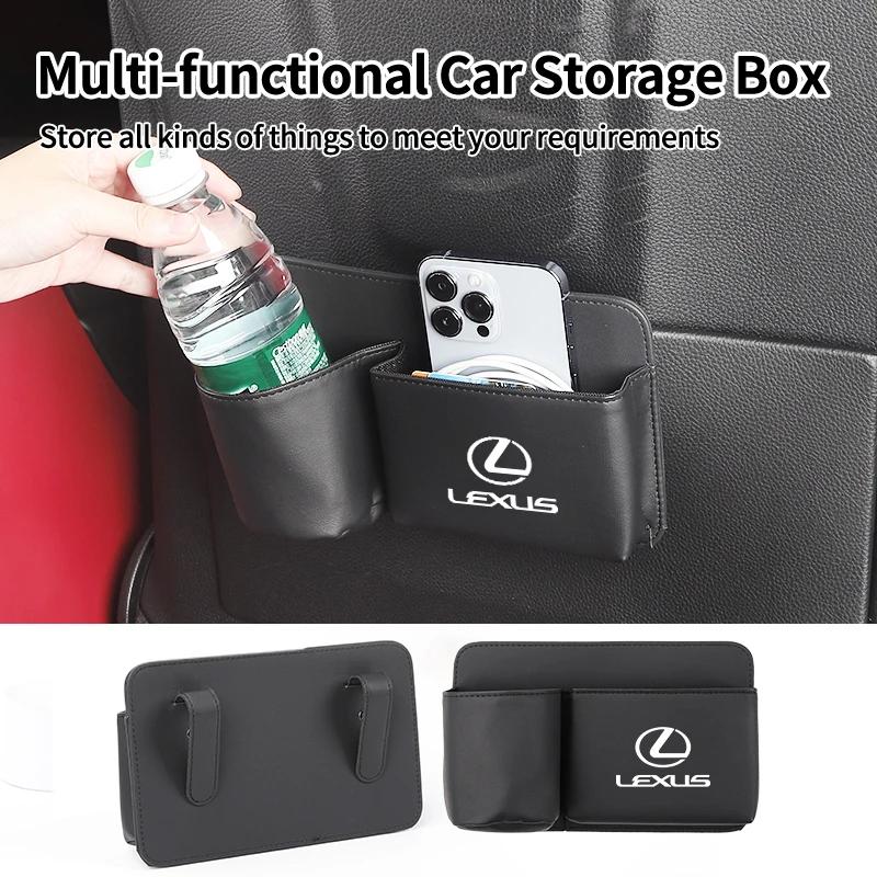 WQB1 Car Door Organizer Cup Holder Seatback Tools Storage Box Interior For Lexus UX250h RX450h CT200h RX400h NX300h RX350 RX300 GX