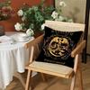Cool FFourth Wing Dragon Cushion Cover Silky Short Plush Invisible Zipper Dustproof Sofa Pillow Case for Home Decor