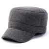 Unisex Winter Large Size Military Hats Men Big Head Full Sealed Warm Earflap Cap For Dad Outdoor Flat Top Hat 56-59Cm 60-65Cm