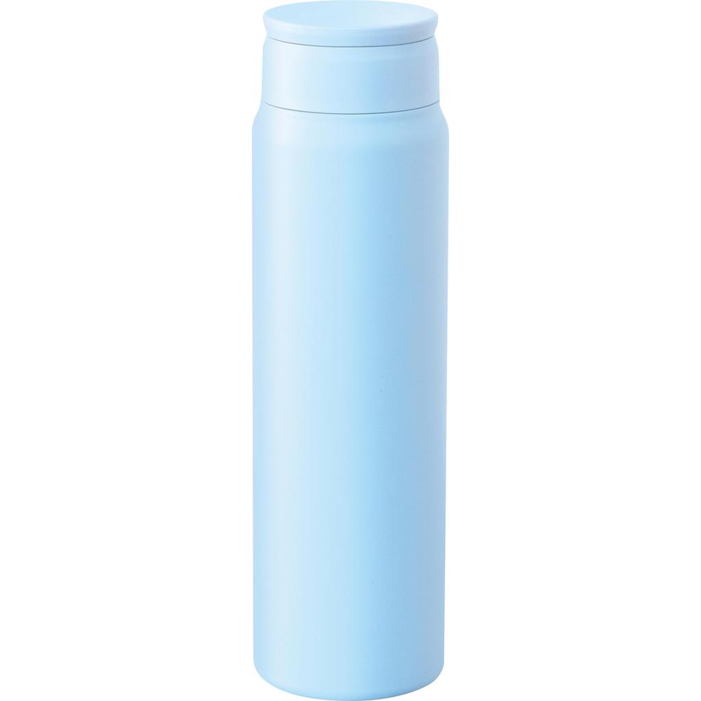 Wahei Freiz Dishwasher Safe Seamless Water Bottle Mug Bottle 700ml Light Blue Screw Stopper Vacuum Insulated Bottle Thermal/Cold RH-1693