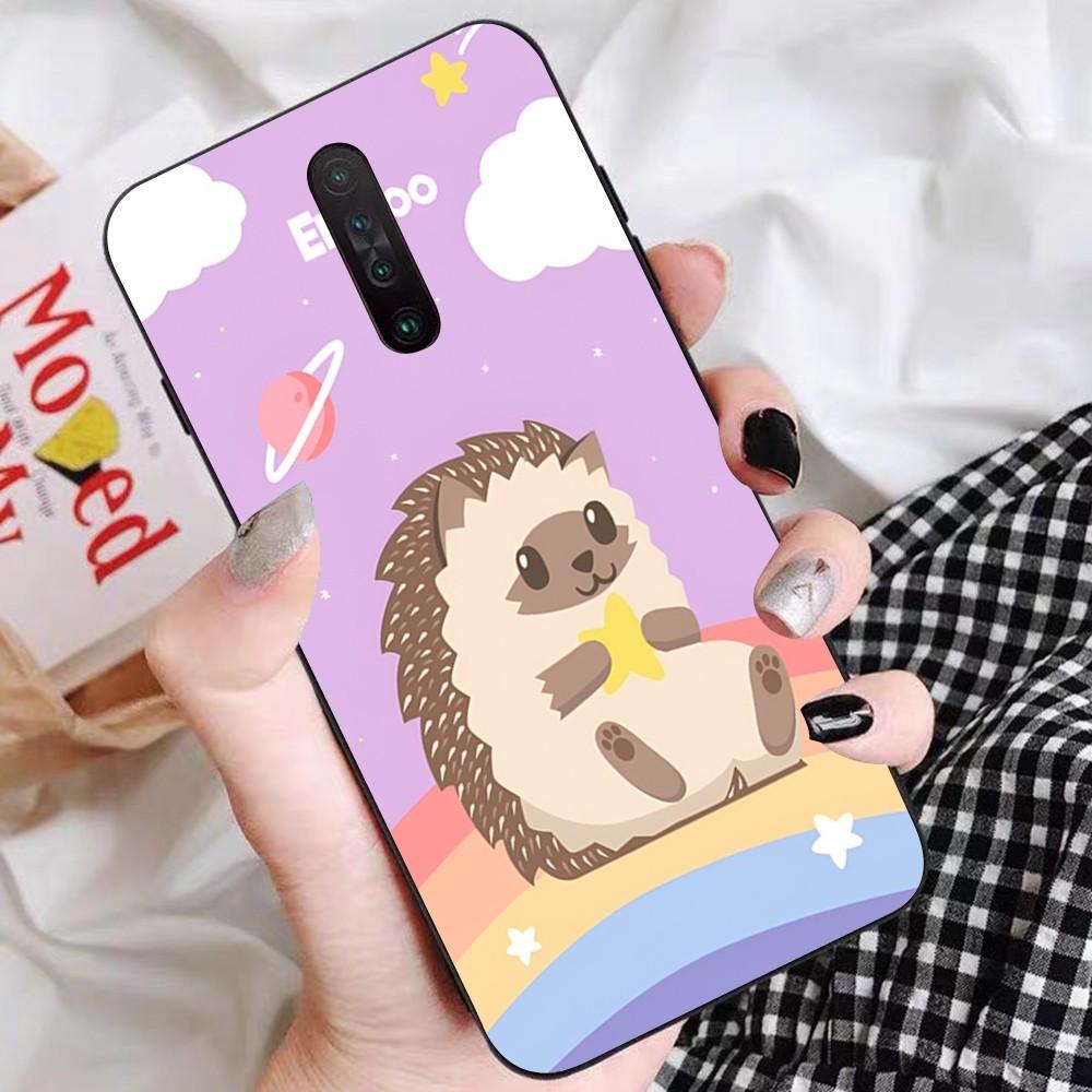 

hedgehog animal Phone Case For Redmi 5 6 7 8 9 10 plus pro 6 7 8 9 A GO K20 K30 K40 pro plus F3 Fundas Redmi 8A