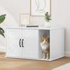 vidaXL Cat House Glossy White 85 x 55 x 50.5 cm