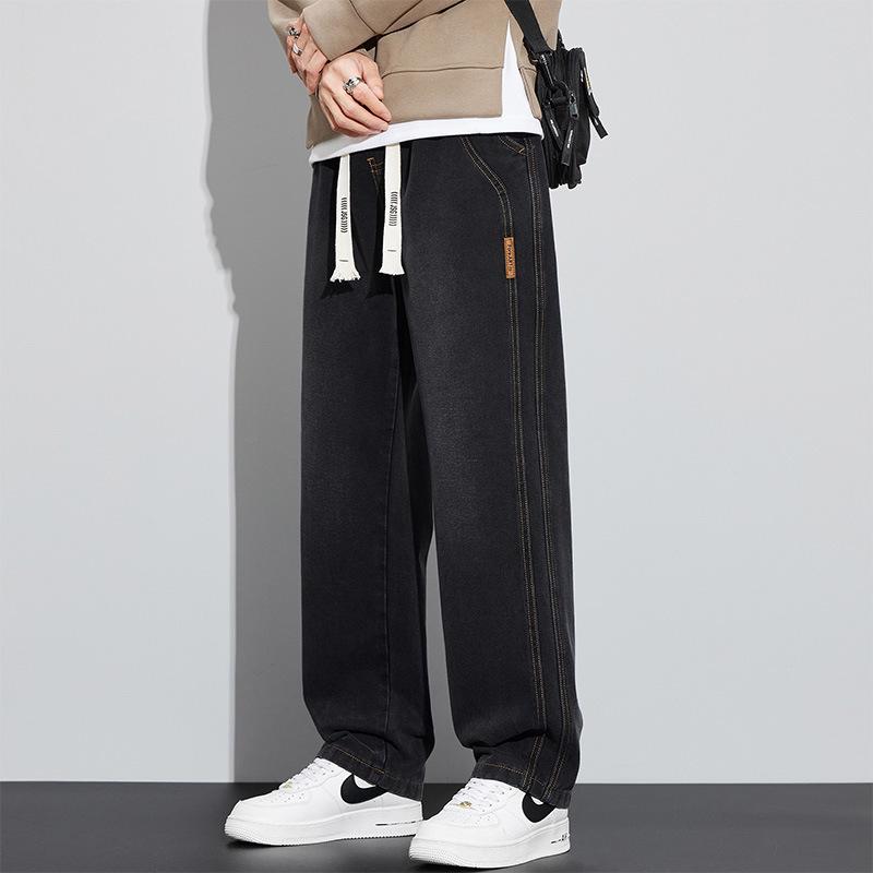 Herren 2025 Herbst/Winter Verdickte Samt Straight-Leg Casual Jeans