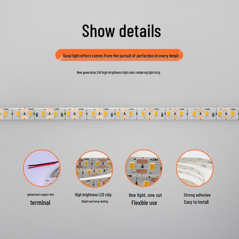 OEING 24V 2835 Cuttable LED Light Strip