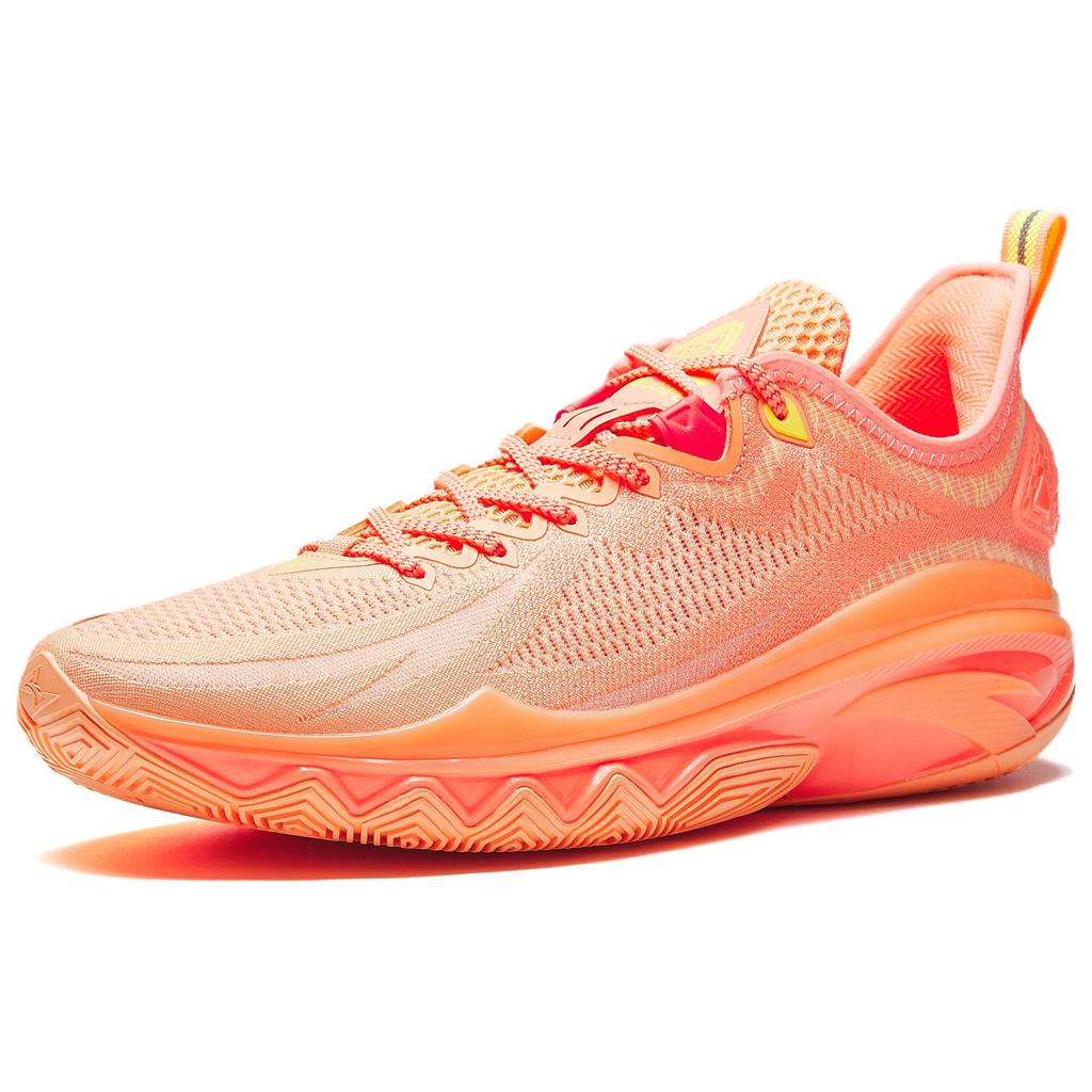 Anta Swagger 2 Sun Orange Cushioning Abrasion Resistant Rebound Low top Basketball Shoes Men's Orange Red 912541606-4