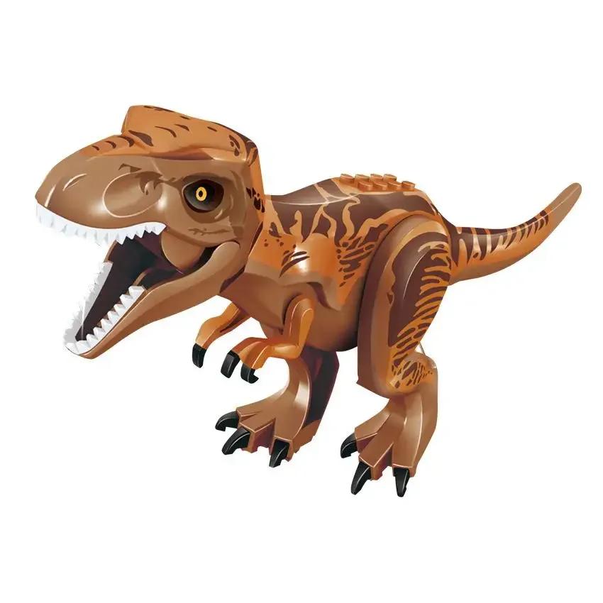 Jurassic Building Blocks World Dinosaurs Figures Bricks Baryonyx Tyrannosaurus Rex Indominus Rex I-Rex Assemble Kids Toys