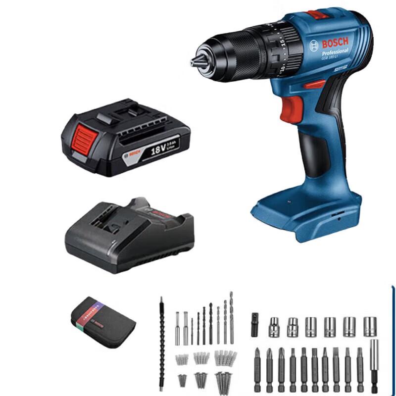BOSCH GSB185-LI 18V Cordless Impact Drill CN plug (adapter included)