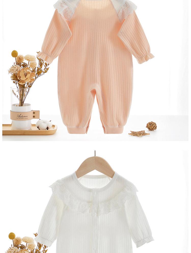 Newborn Baby Girl Romper - Pure Cotton, Boneless Design, Cute Princess Style for Autumn & Spring