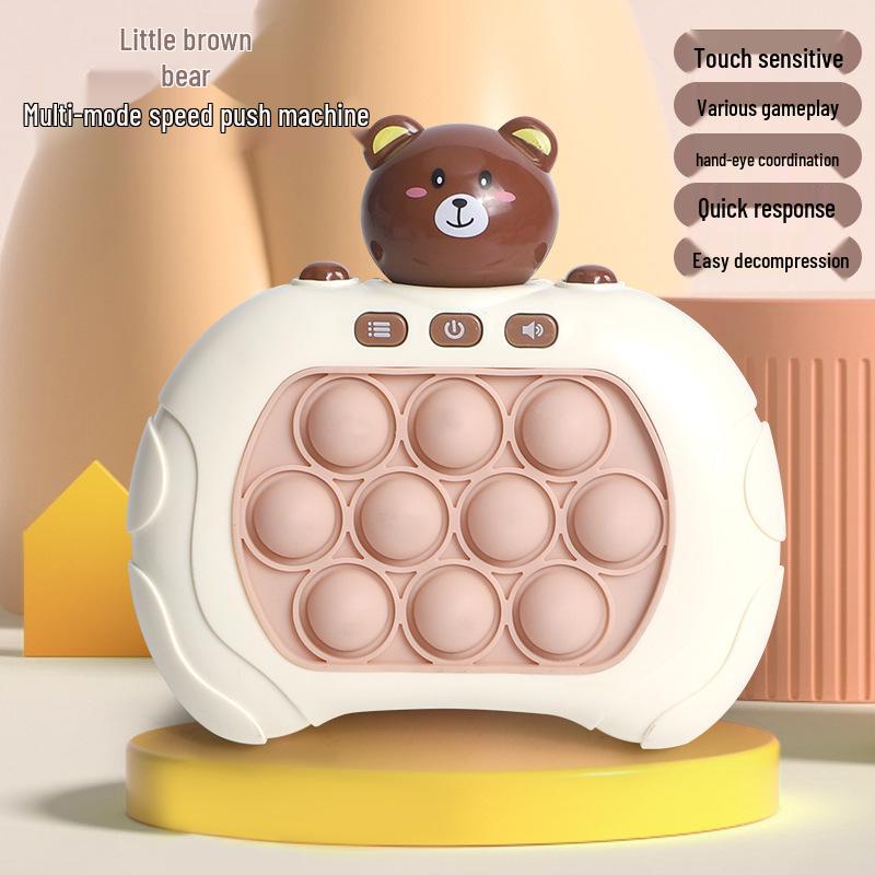 Children's Press-and-Pop Whack-a-Mole Memory Training Toy