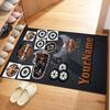 Harley-davidson Motorcycles Personalized Name Area Rug Suitable for Outdoor Game Room Foyer Dining Room Antislip Carpet Anime Office Decor
