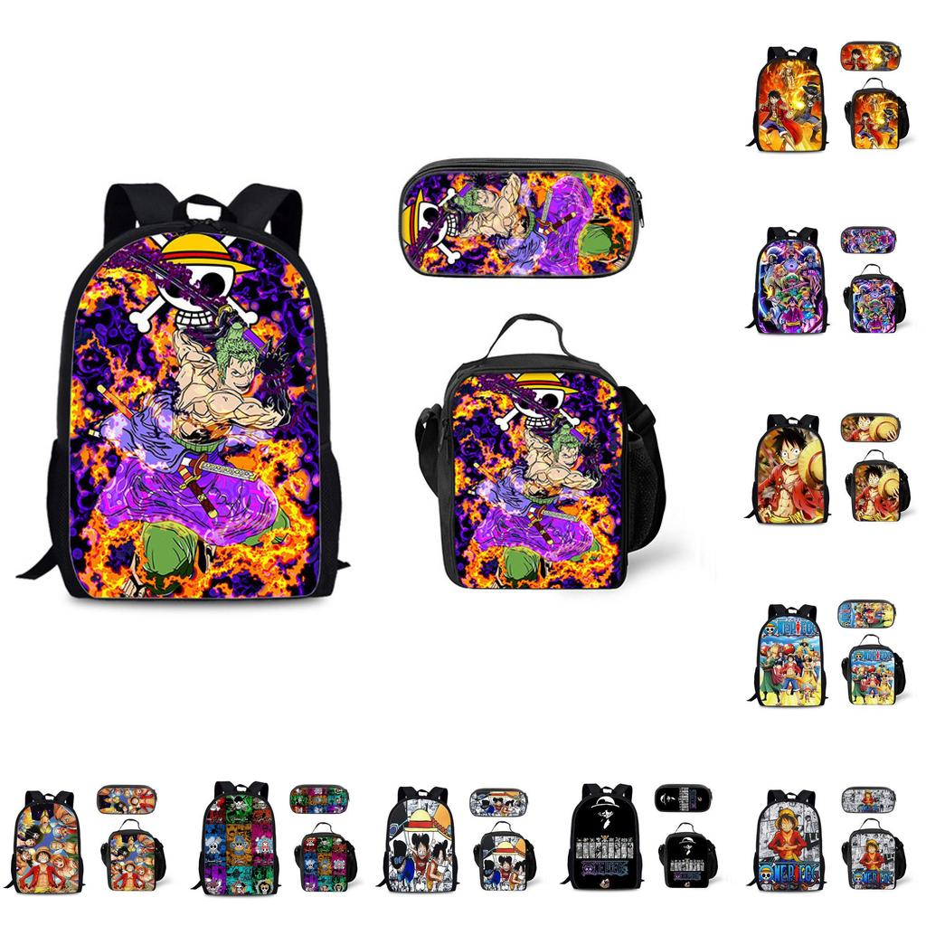 One Piece Backpack Ice Pack Set For Students With Nylon Material And Daily Use