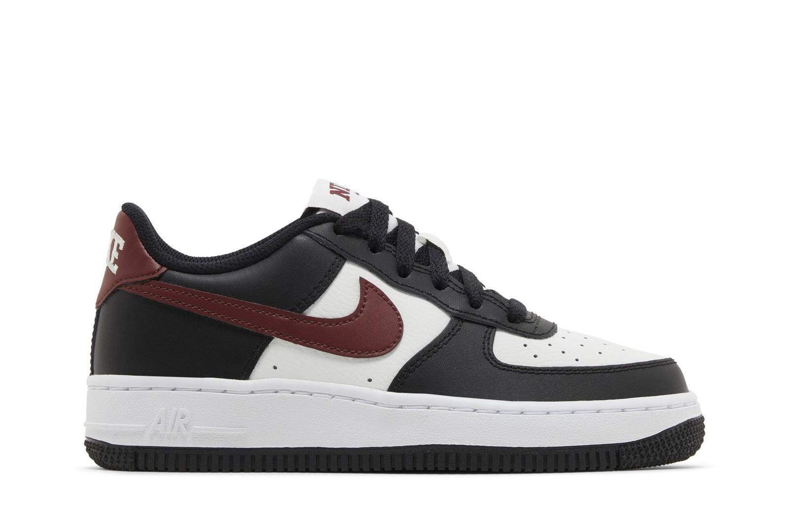 

Nike Air Force 1 GS Black Dark Team Red FZ4351-001 38.5