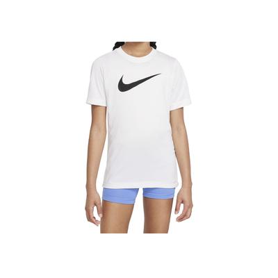 Legend Dri-FIT Comfortable Soft Breathable Short Sleeve T-Shirt Kids Tops White FZ5199-100