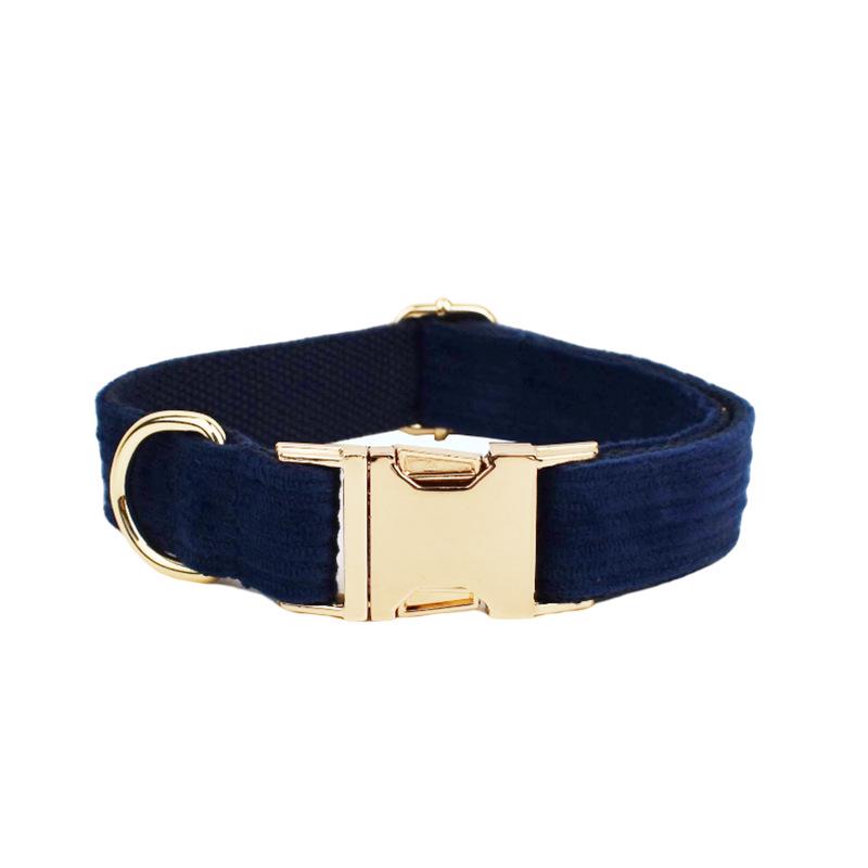Corduroy Stripe Series Custom Dog Collar - New Style Pet Neckwear