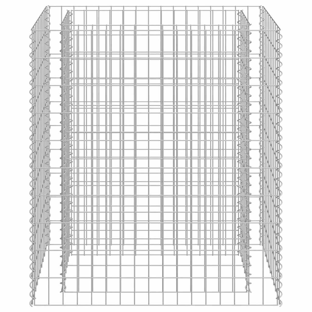 vidaXL Gabionen-Hochbeet Verzinkter Stahl 90×50×100 cm