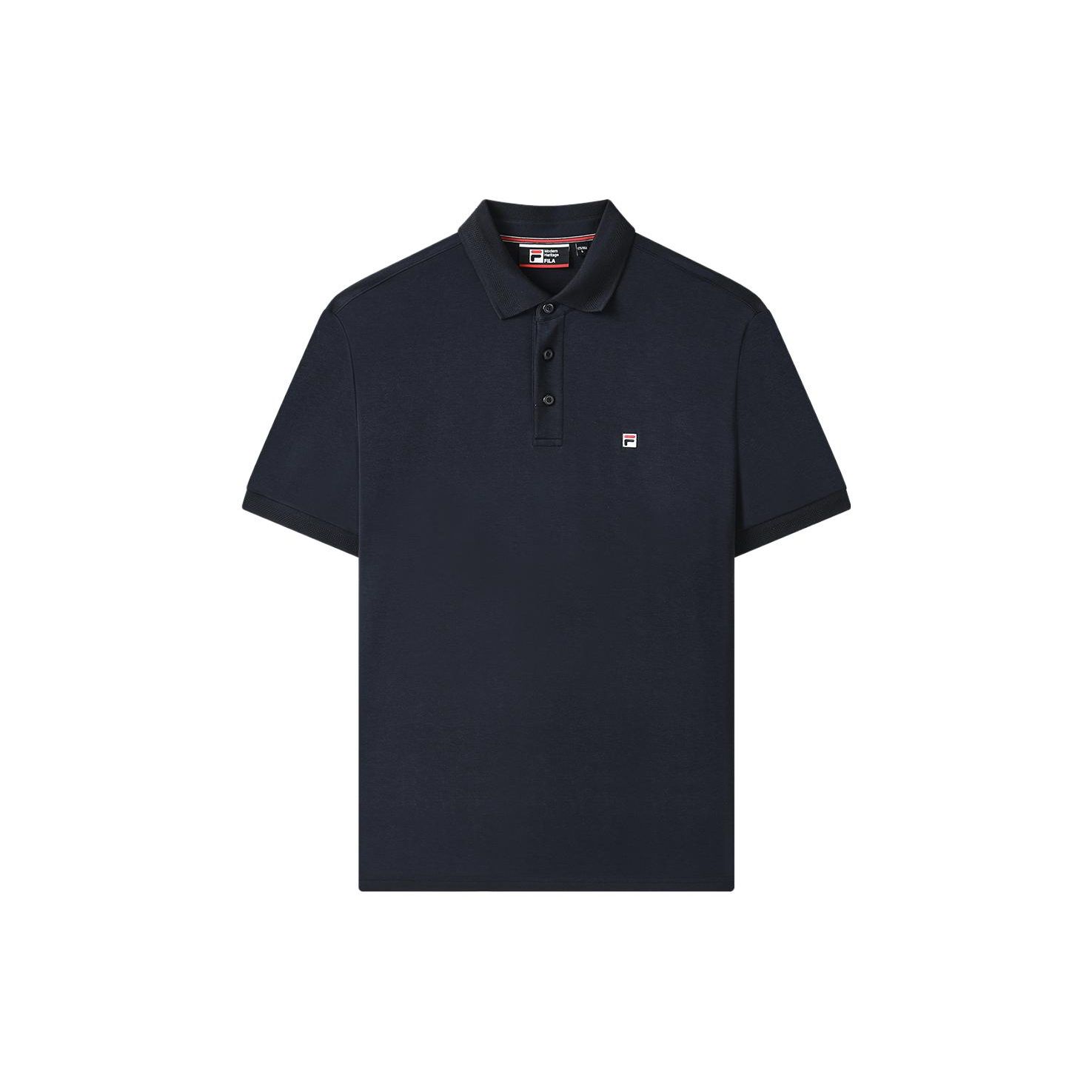 

FILA Solid Color Casual Loose Short Sleeve Polo Shirt Men tops Legendary-Blue F51M321104F-NV XXXL