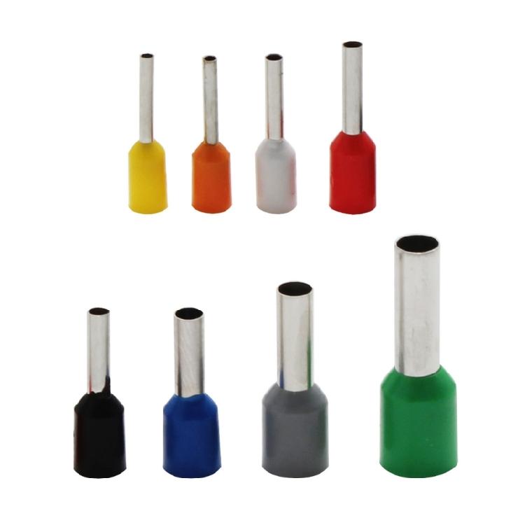 BrassWire Connectors 400pcs Insulated Ferrules Insulated crimps Terminals with Storage for Stable Electrical Connection