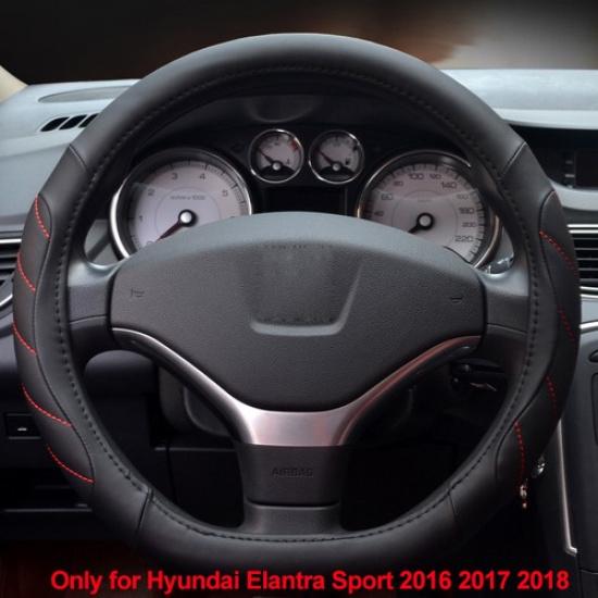 D Type Car Steering Wheel Cover Only For Hyundai Elantra Sport 2016 2017 2018