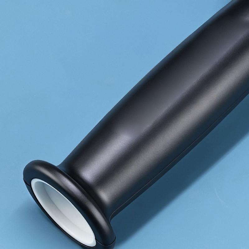 ABS Replacement Side Handle with Textured Black Grip and Guard Collar for Installation, Repair Service, Single Handle