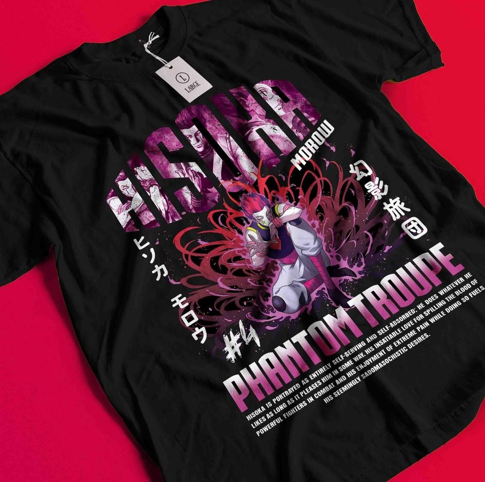 

Hisoka Shirt Hunter X Hunter Manga Strip HXH Anime Unisex shirt T-Shirt All Size BB026 4XL