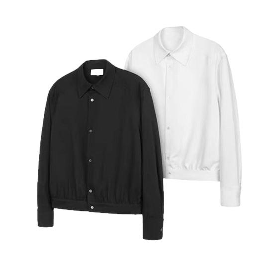 Herrenhemd Revers Langarm Einreihig Hemd Frühling Einfarbig Dünne Oberbekleidung Schnelltrocknend