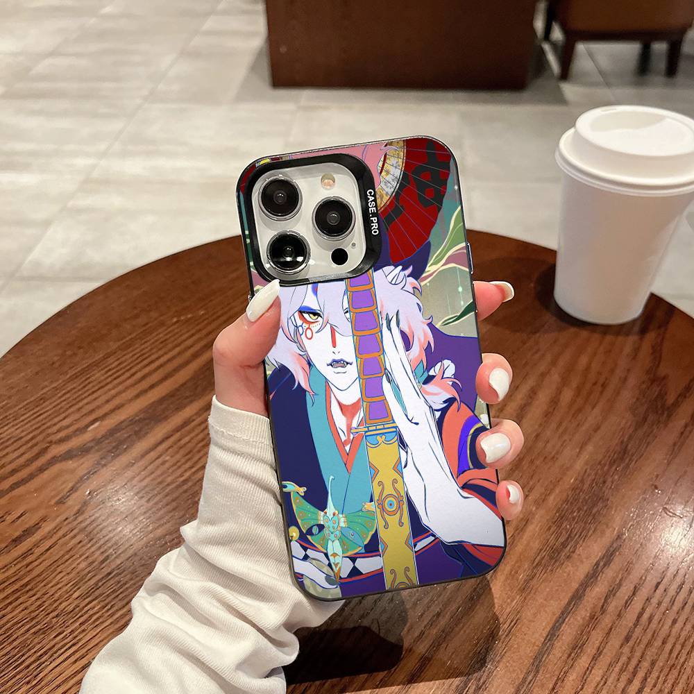 Mononoke Kusuriuri Anime Phone Case For IPhone 17 16 15 14 13 12 11 Pro MAX Matte Shockproof Back Anti Fall Matte Cover